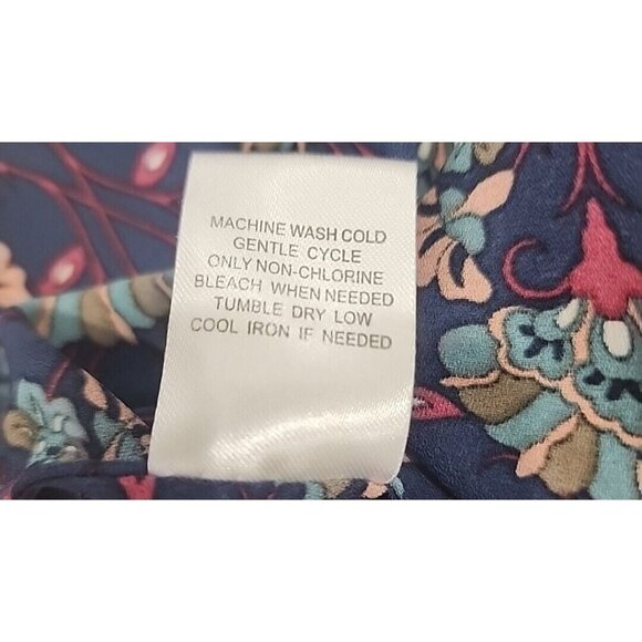 Daniel Rainn Albado Tunic Top Sleeveless Blue Floral Blouse Women's XXL - Picture 8 of 8